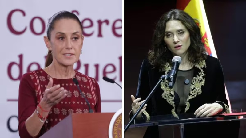 Sheinbaum rechaza boicot a Díaz Ayuso y cuestiona agenda de funcionaria española