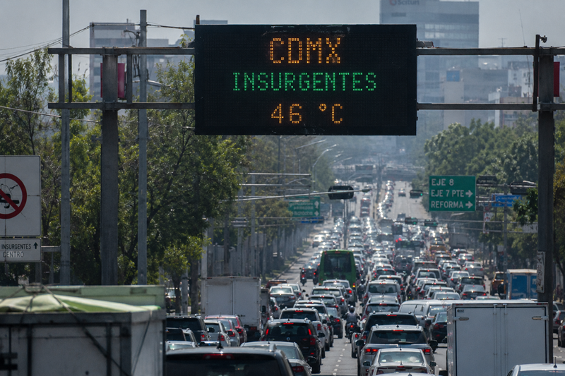 CDMX registra 32°C y movilidad crítica por movilizaciones este 7 de mayo