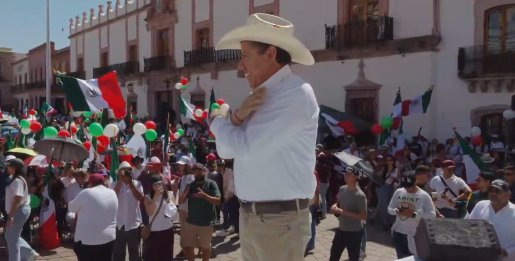 David Monreal llama a la unidad durante concentración por Sheinbaum