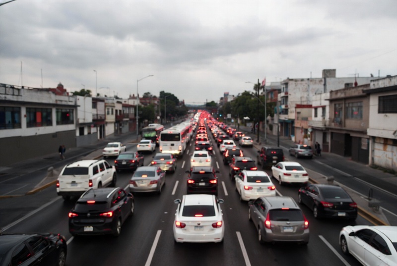 Movilidad CDMX: Tráfico pesado, red de Metro lenta y potencial pluvial