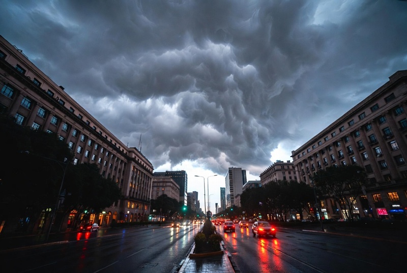 Reportan lluvias fuertes y servicio regular en Metro de la CDMX