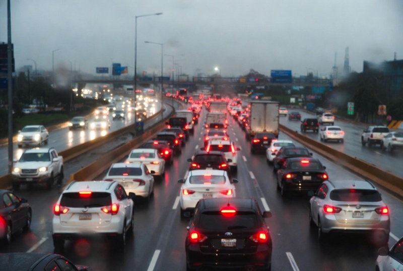 Tráfico y lluvia en CDMX complican movilidad este 3 de julio
