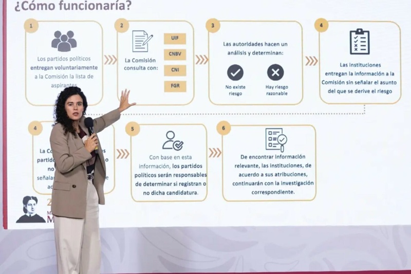 Gobierno de México propone comisión en INE para fiscalizar candidatos y crimen