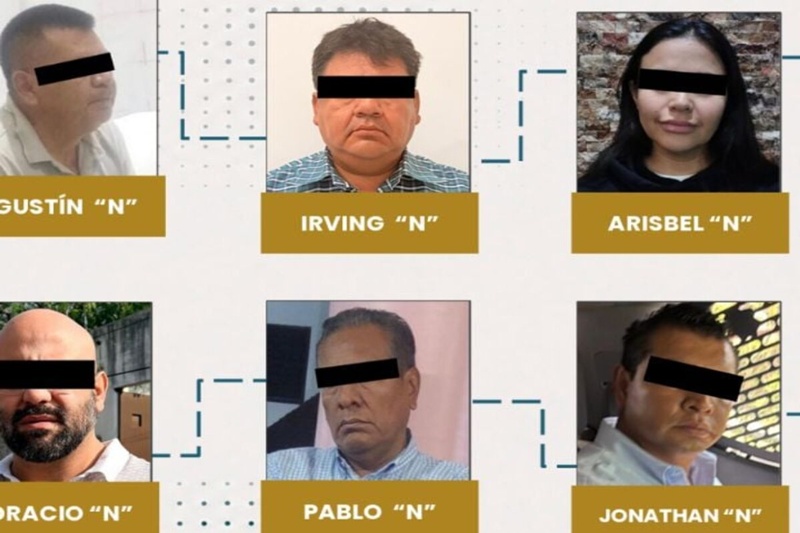 Dictan prisión preventiva a cinco funcionarios de Morelos por delincuencia organizada