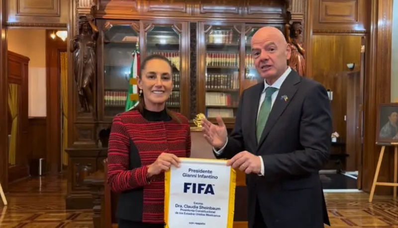 Claudia Sheinbaum transparenta pago de FIFA por usar el Castillo de Chapultepec