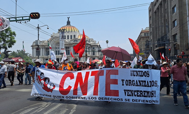 Sheinbaum condiciona demandas presupuestales de CNTE ante paro nacional en CDMX