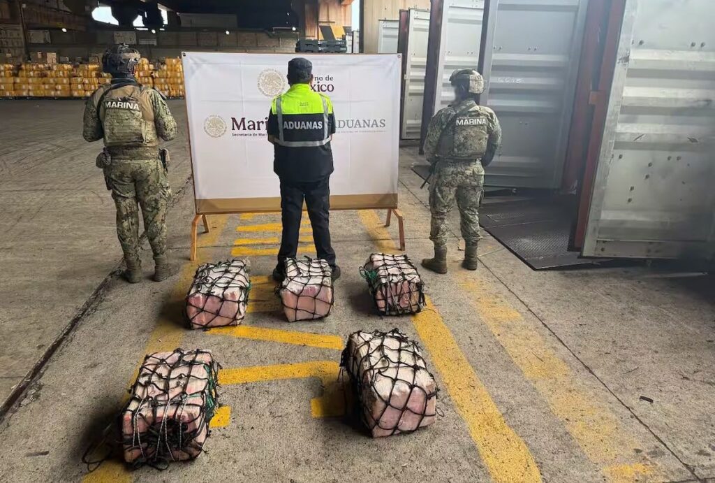 Decomisan 137 kilos de cocaína en puerto de Michoacán