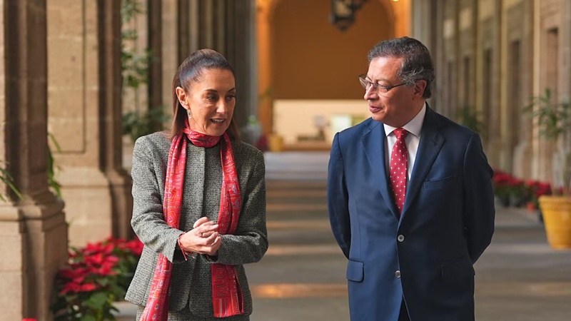 Sheinbaum respalda denuncia de fraude en elecciones de Colombia desde la mañanera