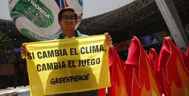 Alerta Greenpeace por impacto ambiental y emisiones del Mundial