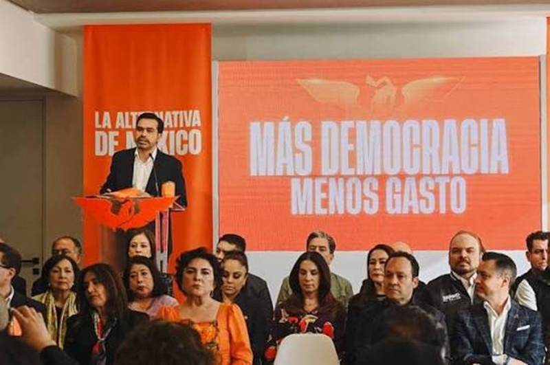 Movimiento Ciudadano irá solo en 2027 y apunta a la CDMX en 2030