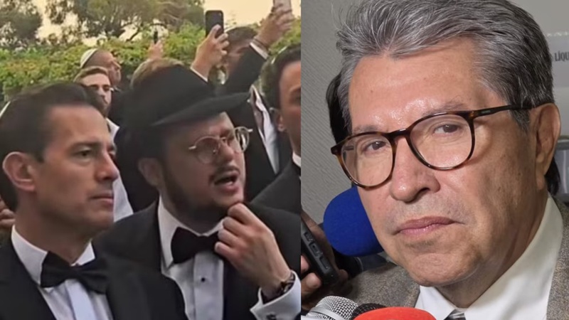 Monreal evita críticas y expresa respeto por Peña Nieto tras su reaparición