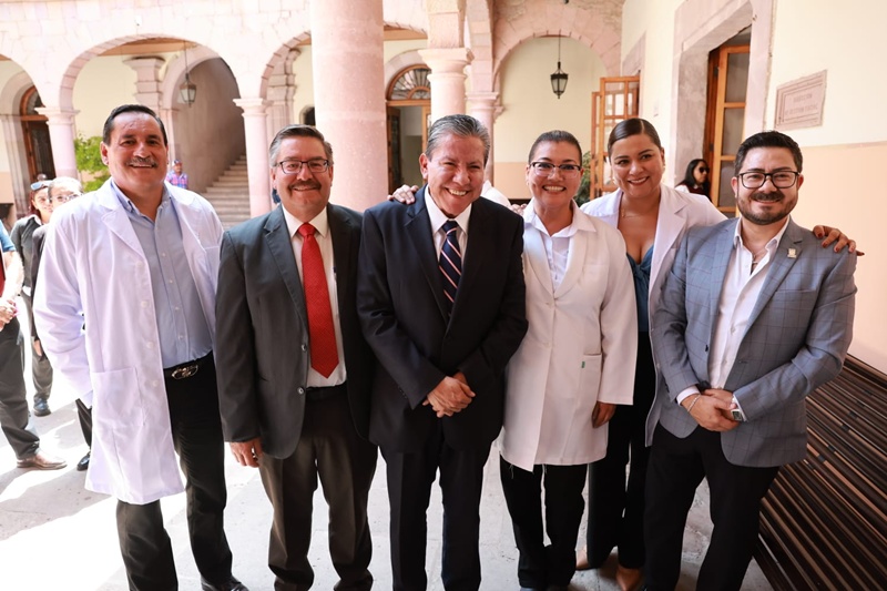 David Monreal y Uswaldo Pinedo presentan plan de salud para Zacatecas