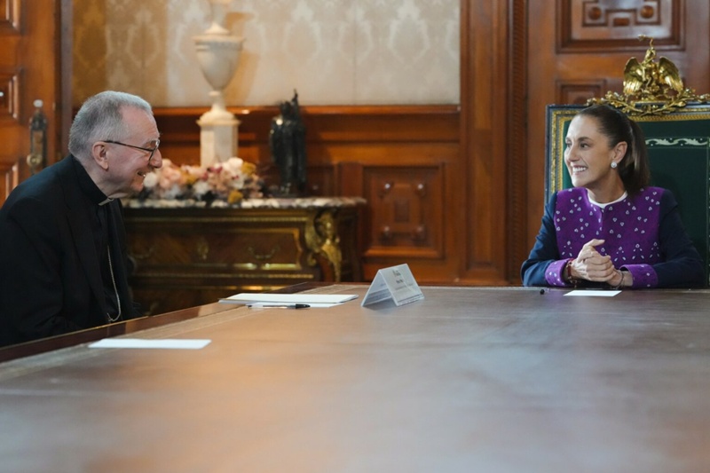 Posiciones encontradas y consensos tras la reunión entre Sheinbaum y Parolin