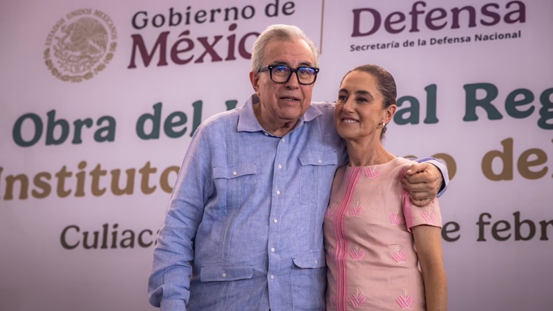Caso Rocha Moya eleva rechazo a Sheinbaum en redes sociales